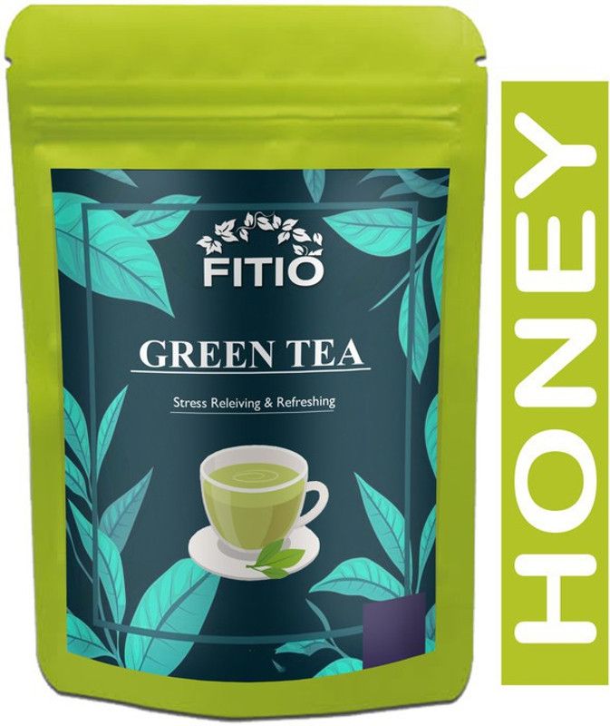 FITIO Green Tea for Weight Loss | 100% Natural Green Loose Leaf Tea | Honey Flavor Green Tea Pouch Ultra (T475) Green Tea Pouch  (3000 g)