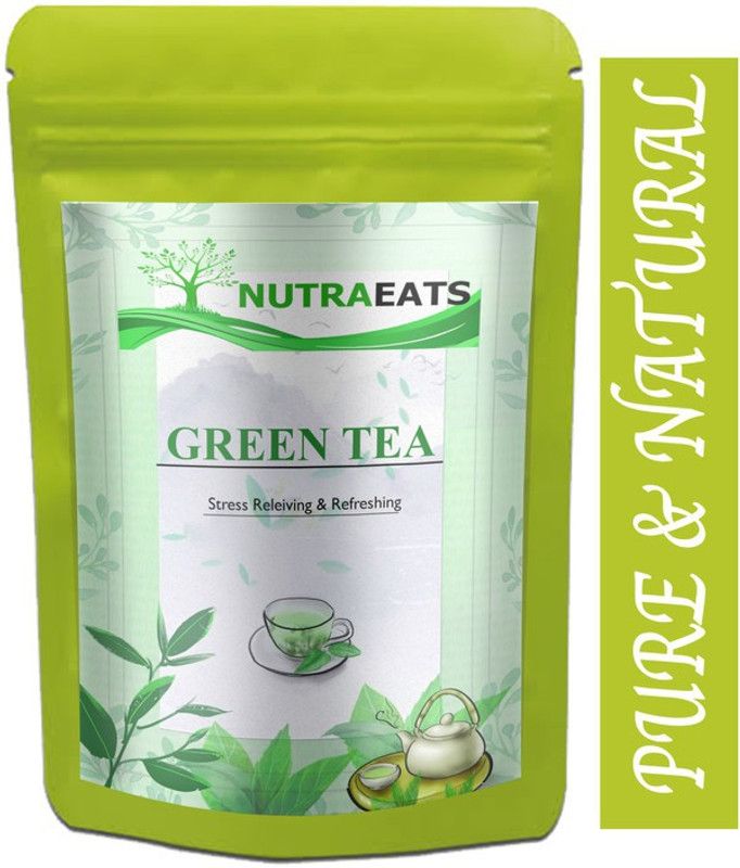 NutraEats Green Tea for Weight Loss | 100% Natural Green Loose Leaf Tea | Pure Green Tea with No Additives Unflavoured Green Tea Pouch (T1082) Green Tea Pouch  (350 g)