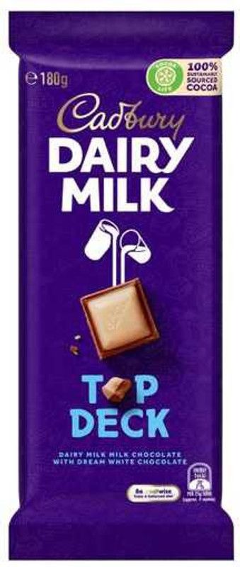 Cadbury DAIRY MILK TOP DECK Bars  (180 g)