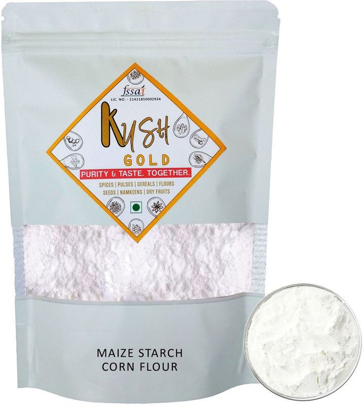 Kush Gold Maize Starch / Corn Flour / CornStarch Powder for Cooking and Baking  (200 g)