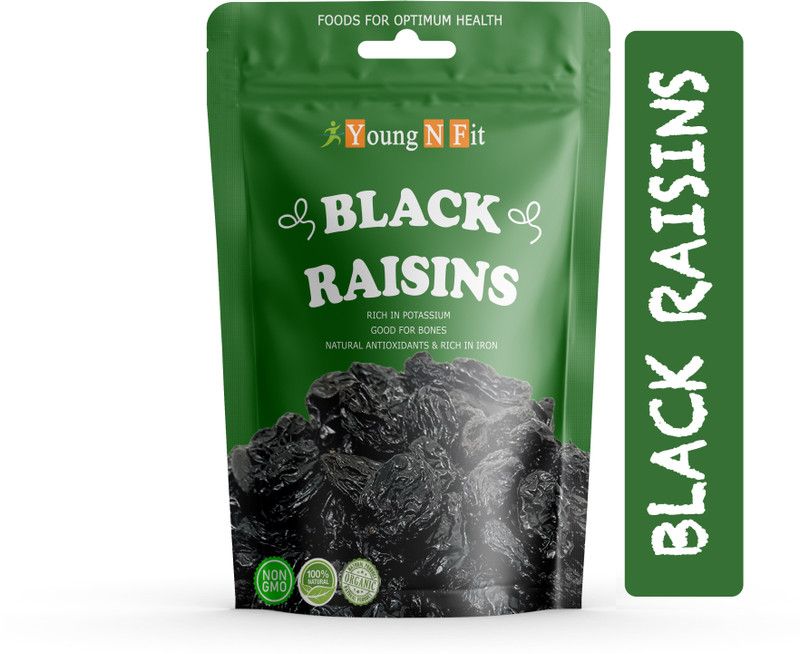 Young N Fit Afghani Black Raisins (Pro) Raisins  (200 g)