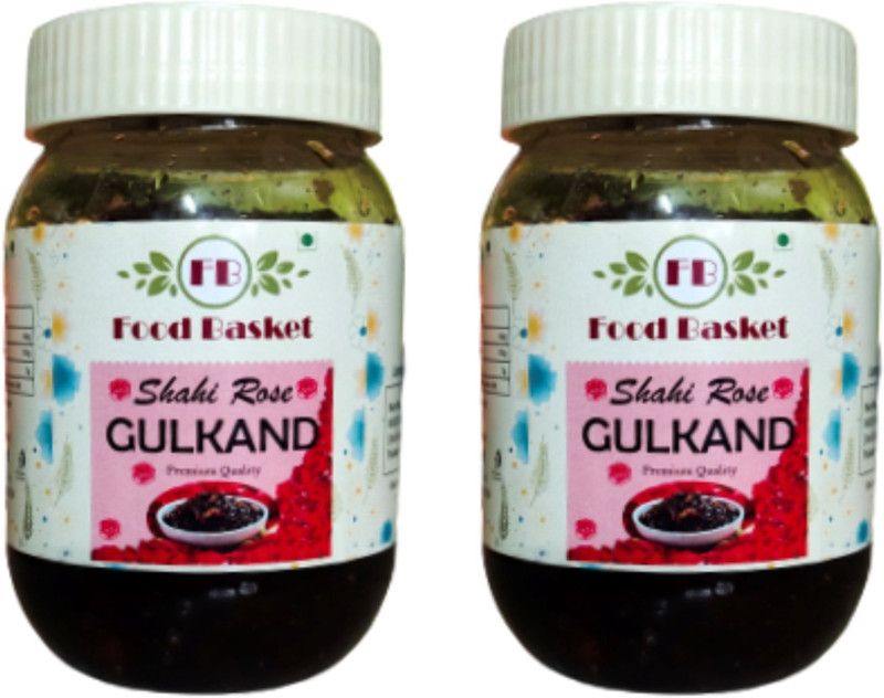 food basket Shahi Rose Gulkand 500 g  (Pack of 2)