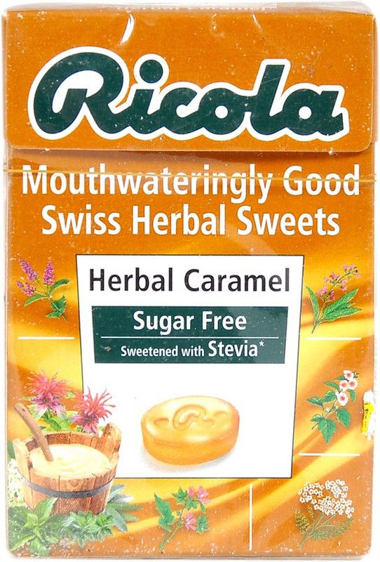 Ricola Sugar Free Swiss Herbal Sweets, 45g- Herbal Caramel Herbal Caramel Candy  (45 g)