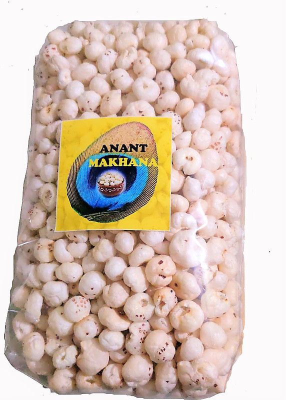 ANANT FOODS Phool Makhana/Regular Lotus Seed /Fox Nut/Gorgon Nut Puffed Kernels (6x250g) Lotus Seeds(Makhana)  (1500 g, Pack of 6)