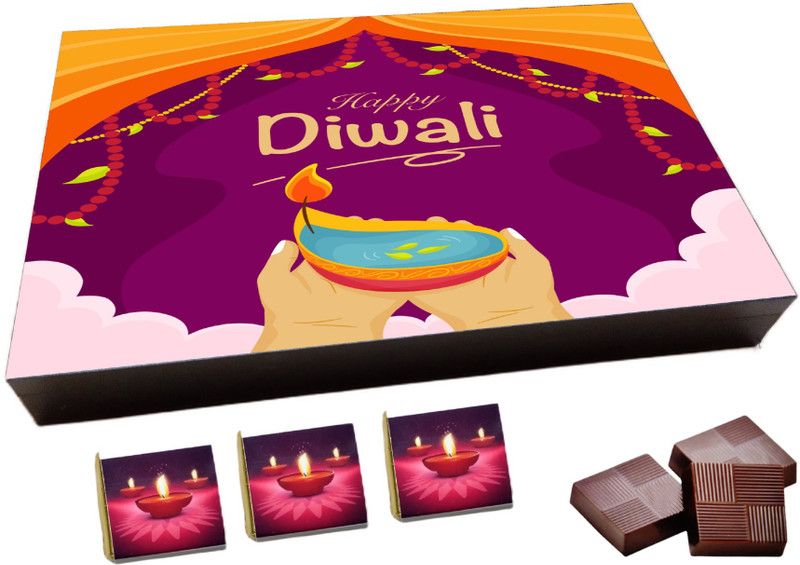 RUN TOY HAPPY DIWALI(121), Special 6pcs Chocolate Gift Box, (6 Cavity) Truffles  (6 Units)