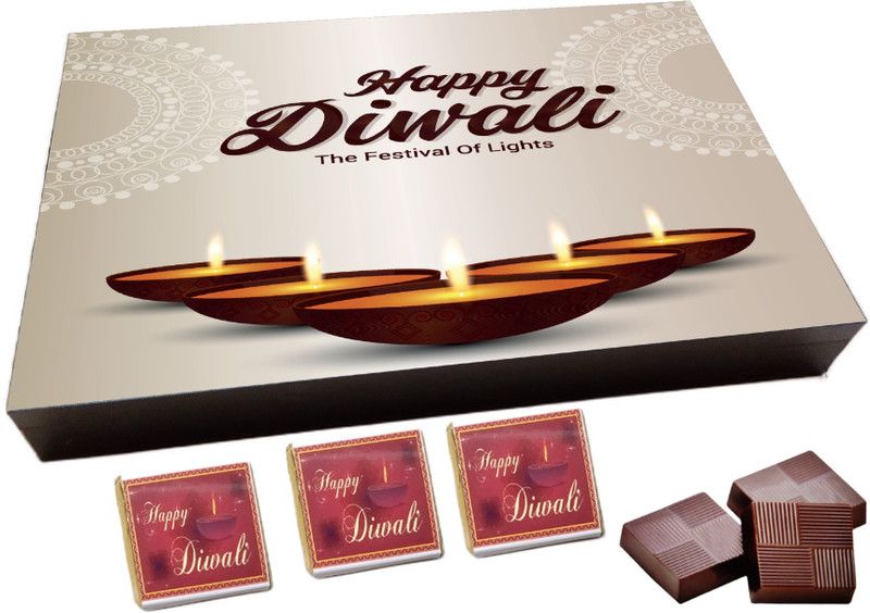 RUN TOY HAPPY DIWALI(111), Special 6pcs Chocolate Gift Box, (6 Cavity) Truffles  (6 Units)