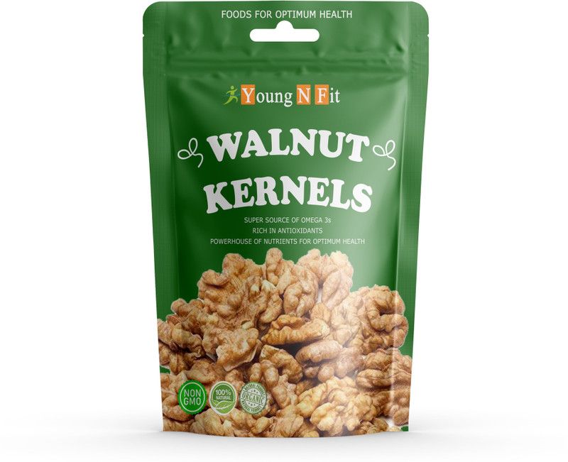 Young N Fit California Walnut Kernels ( Akhrot Giri ) Ultra Walnuts  (200 g)