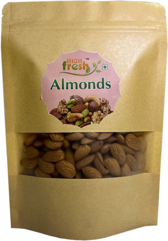 HighFresh Natural Premium California Almonds 1kg Premium Badam Giri Almonds  (1 kg)