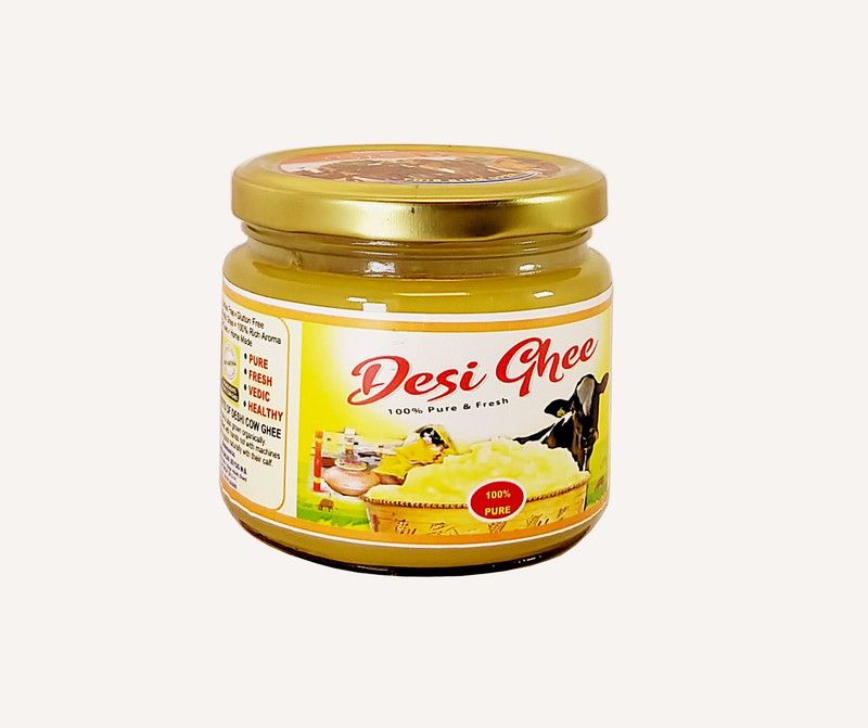 OCB Desi Ghee from A2 Milk (Made By Desi Cow Milk) Ghee 250 g Glass Bottle