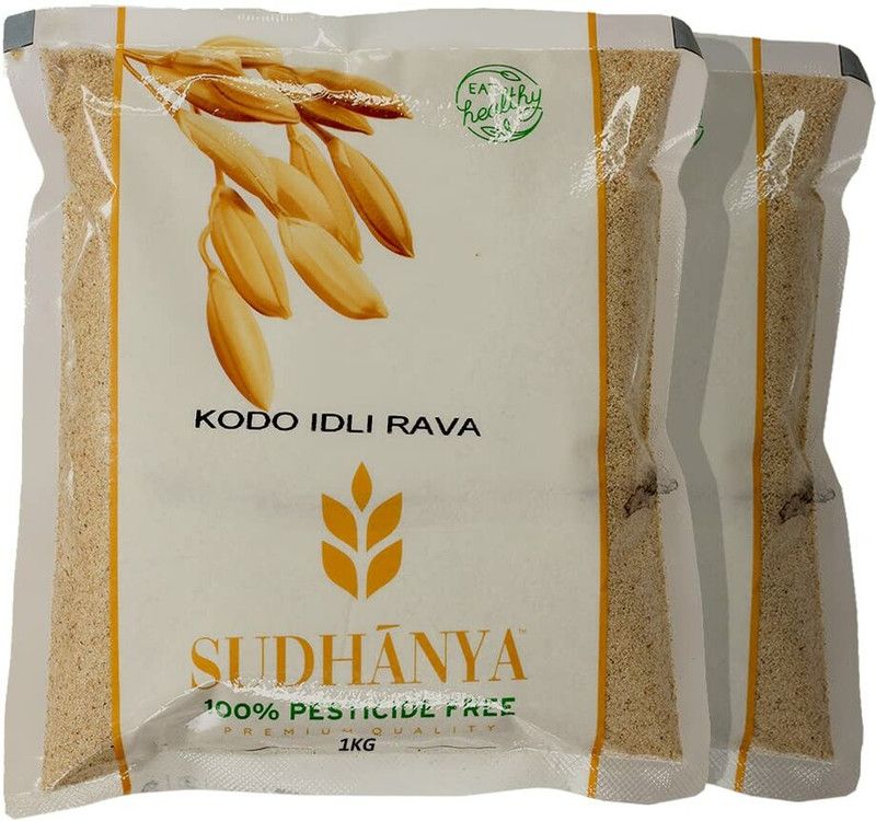 SUDHANYA Kodo Millet Idli Rava Instant Breakfast Mix  (2 kg, Pack of 2)