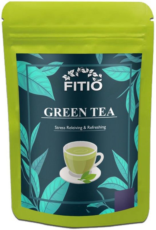 FITIO Green Tea for Weight Loss | 100% Natural Green Loose Leaf Tea | Pure Green Tea with No Additives Unflavoured Green Tea Pouch (T98) Green Tea Pouch  (2000 g)