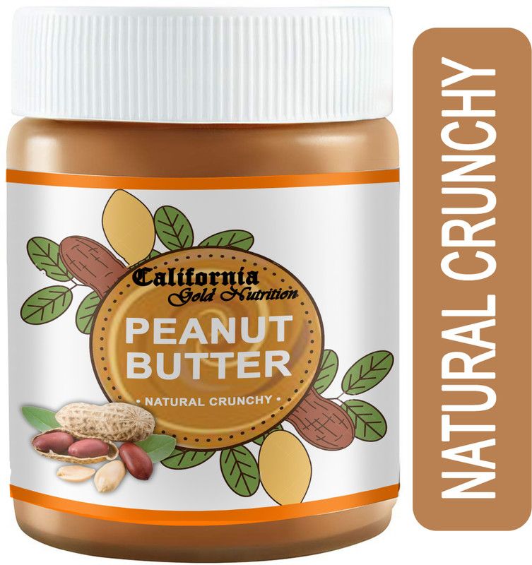 California Gold Nutrition Natural Crunchy Peanut Butter 800g Pack Of 2 | Rich in Protein Premium 800 g  (Pack of 2)