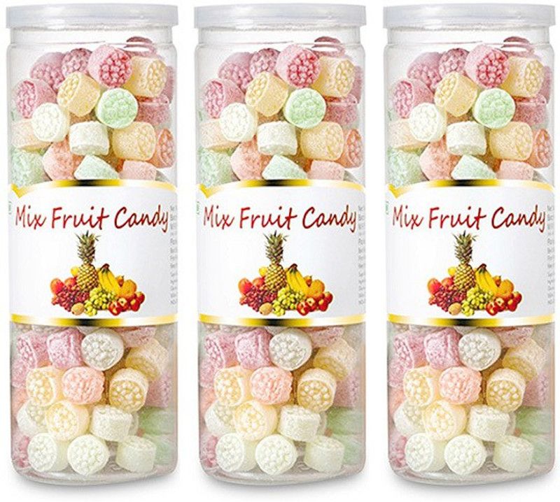 Shadani Mix Fruit Triple Flavour Candy  (3 x 230 g)