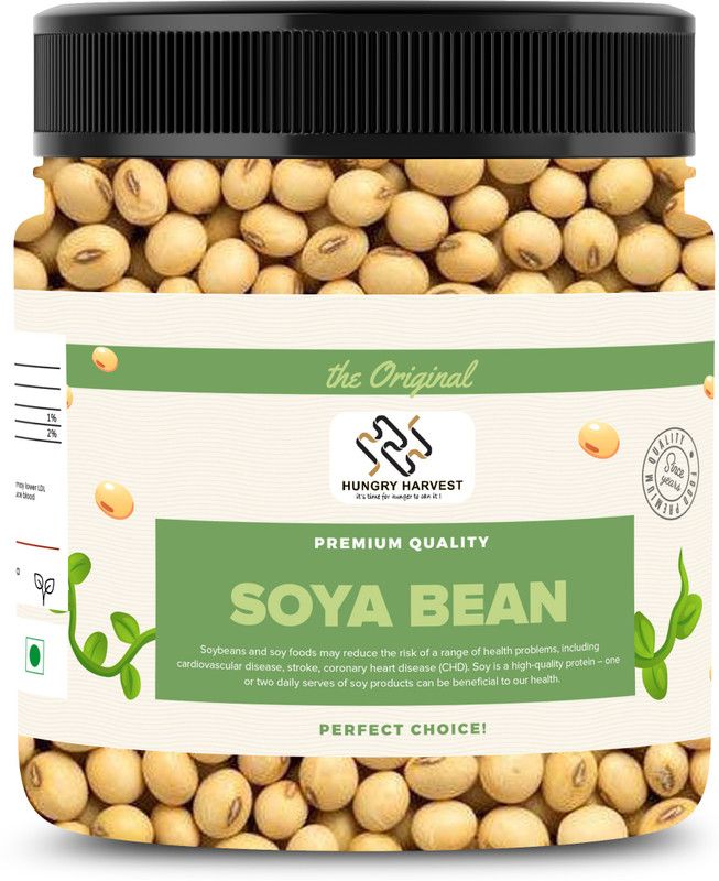 HUNGRY HARVEST Organic Yellow Soya Bean (Whole)  (300 g)