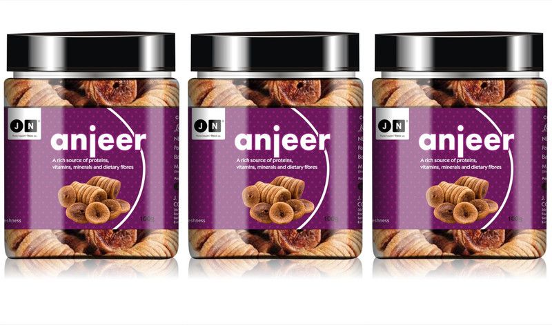 JN Premium Anjeer Pack Of 3 (100gx3) || Figs 300 Gms|| Figs (3 X 100 G) Figs  (3 x 100 g)
