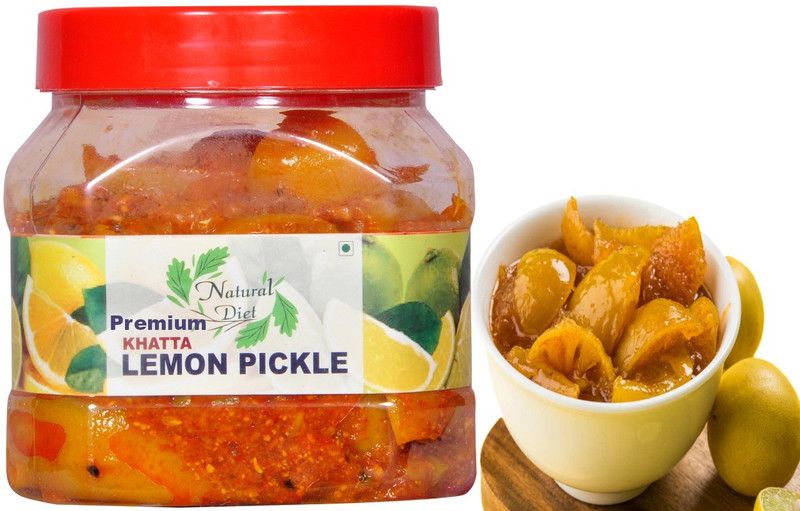 Natural Diet Best Quality Maa Ka Hath Ka/ Mothermade Homemade Masalo Se Bana Premium Khatta Lemon Pickle Nimbu Ka Achar 500gm You are Being Served Mothers Love Lemon Pickle  (500 g)