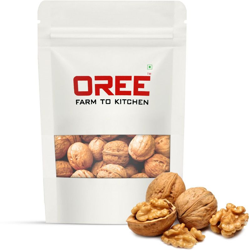 OREE Natural Dried Premium Walnut | Pure Without Shell Broken | Akhrot Giri Dry Fruit Walnuts  (250 g)