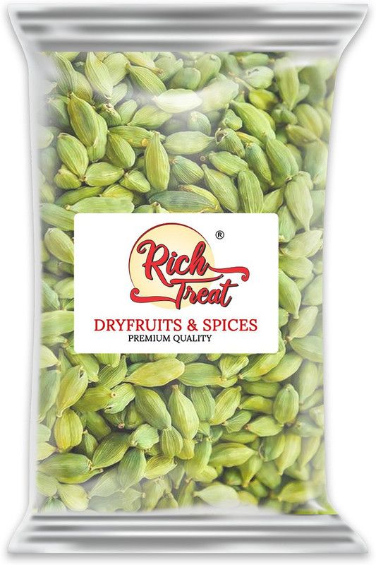 Rich Treat Green Cardamom / Hari Elachi 100% Fresh and Natural Spice , 50 gm  (50 g)