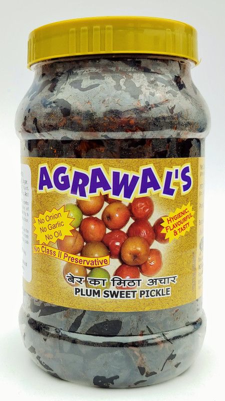 AGRAWAL'S Plum Sweet 1 Kg Red Berry Pickle  (1 kg)