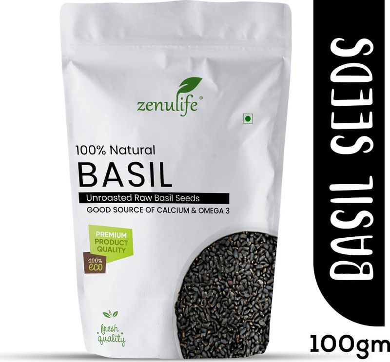 zenulife Raw Basil Seeds for weight loss Basil Seeds  (100 g)
