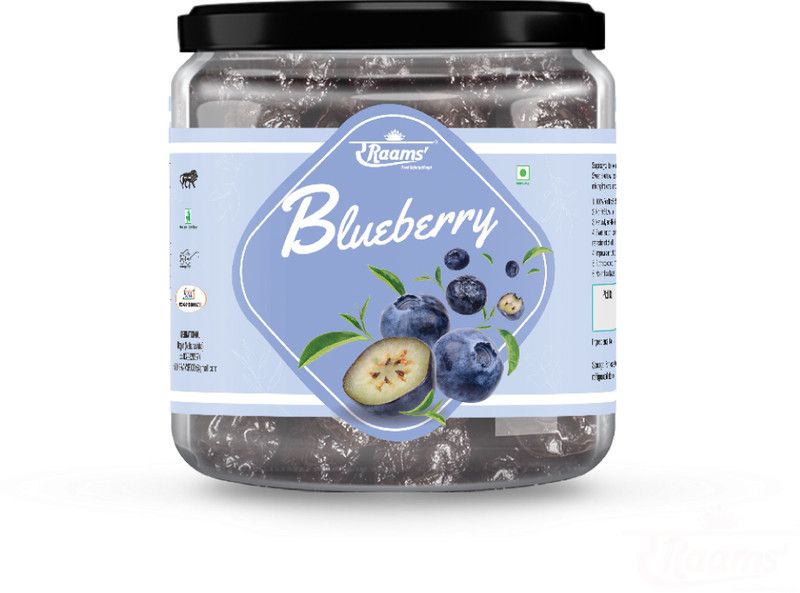 Rraams Dried Blueberry 200gm | Blueberries Healthy Fruit | Dry Fruit | Gluten Free Blueberry  (200 g)