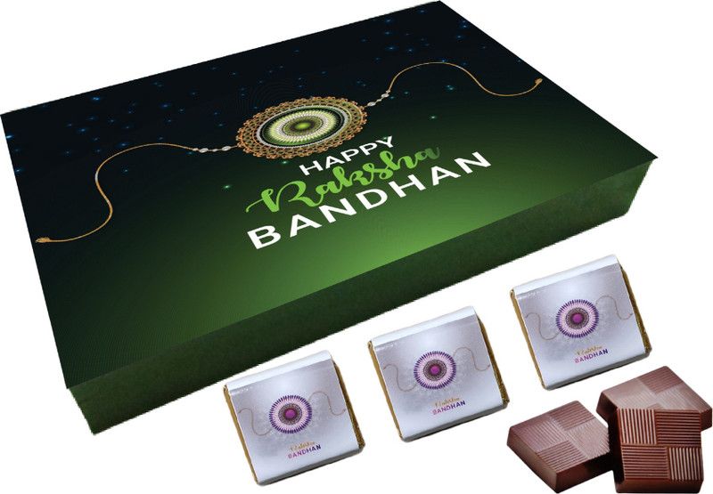 RUN TOY HAPPY RAKSHA BANDHAN(132), 12pcs Chocolate Gift Box, (12 Cavity) Truffles  (12 Units)