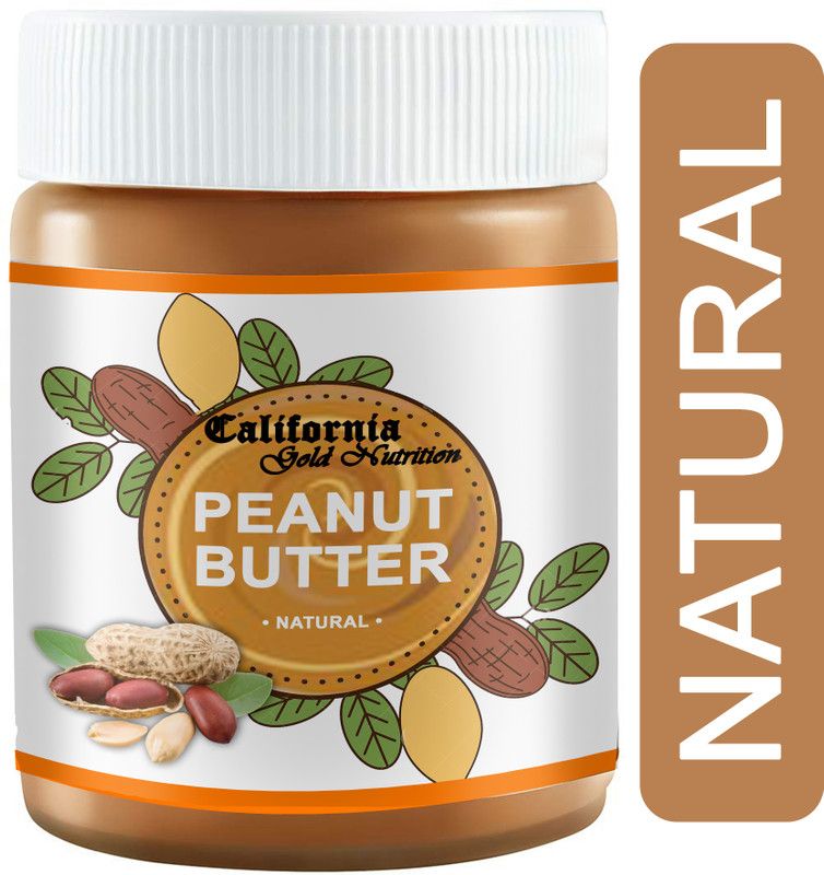 California Gold Nutrition Natural Peanut Butter 1Kg Pack Of 2 | Rich in Protein Ultra 1 kg  (Pack of 2)