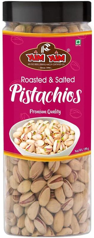YUM YUM Premium Roasted & Salted Pista 150g Pistachios  (150 g)