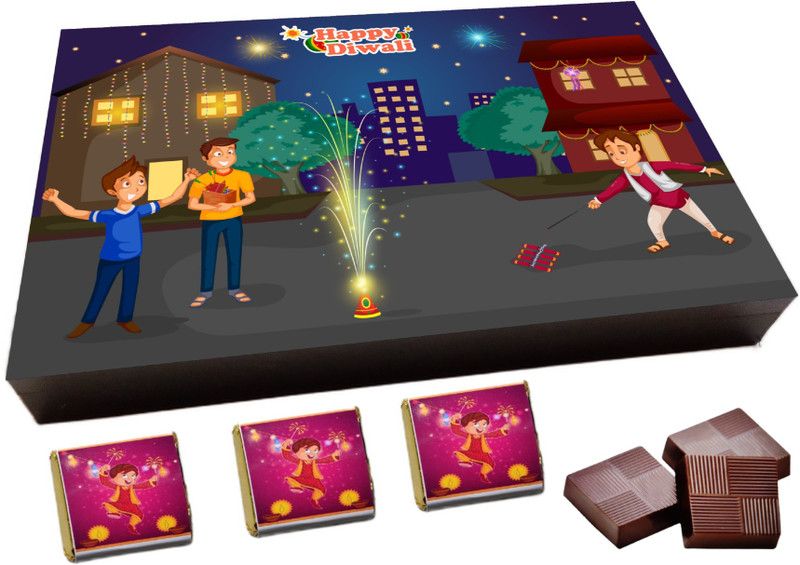 RUN TOY HAPPY DIWALI(72), Special 6pcs Chocolate Gift Box, (6 Cavity) Truffles  (6 Units)