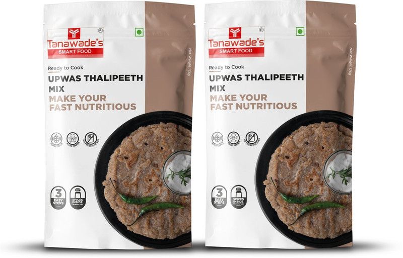 Tanawade's SMART FOOD TSF Instant Upwas Thalipeeth Mix, Ready to Cook, Pack of 2 350 g  (Pack of 2)