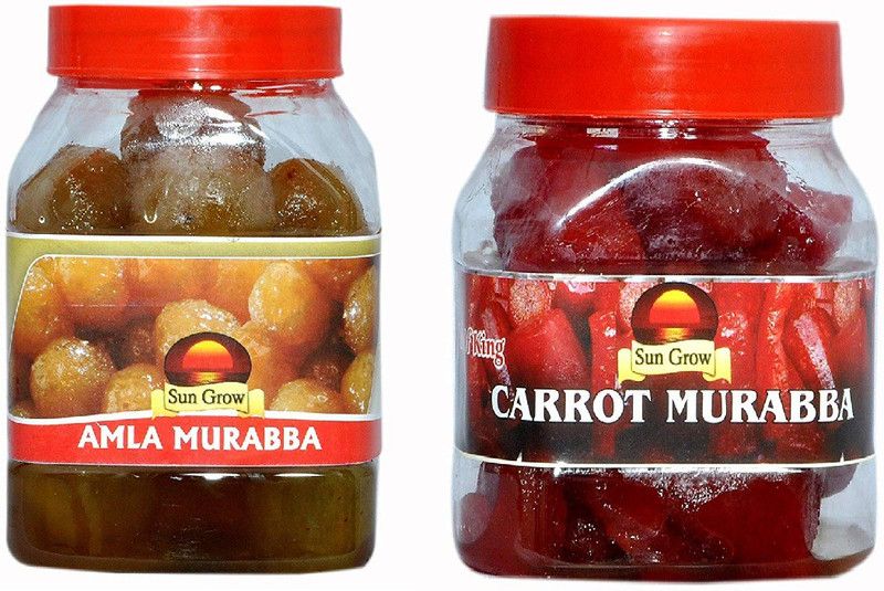 Sun Grow Combo Organic Amla, Carrot Murabba  (2 x 1 kg)