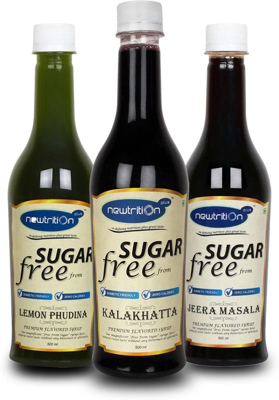 Newtrition Plus Jeera masala + Lemon Phudina +Kalakhatta (Pack of 3) - Sugar Free Syrup, Zero Calorie, Zero Carb Diabetic , Keto Friendly (500 ml) Kalakhatta, Jeera masala, Lemon Phudina  (1500 ml, Pack of 3)