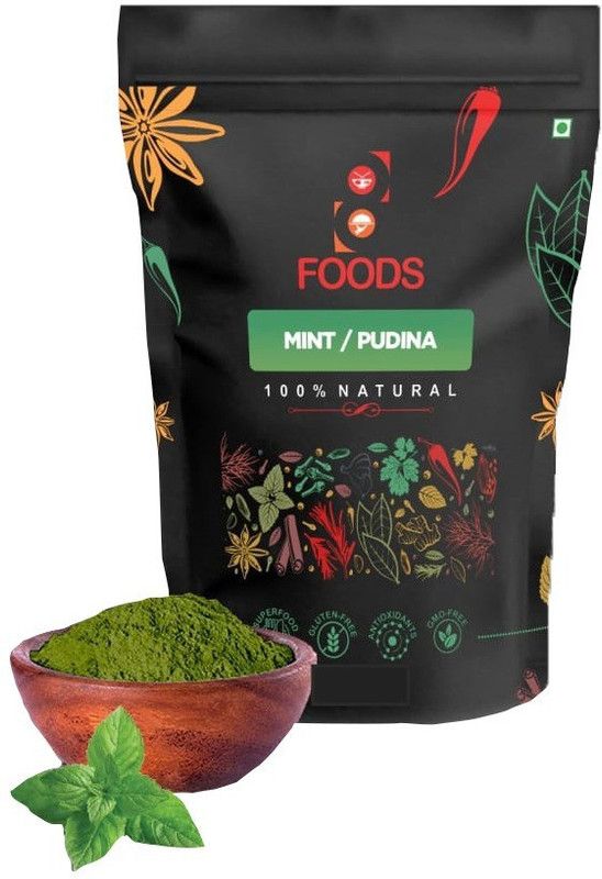 The8Foods 100% Natural Mint/Pudina 100gm  (100 g)