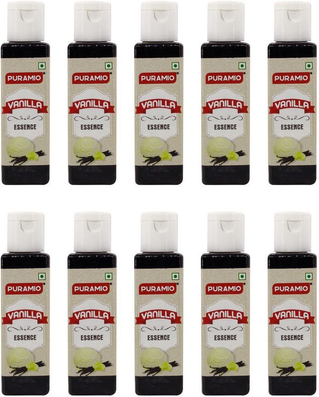 PURAMIO Vanilla Culinary Essence - Pack of 10, 30ml Each Vanilla Liquid Food Essence  (300 g)