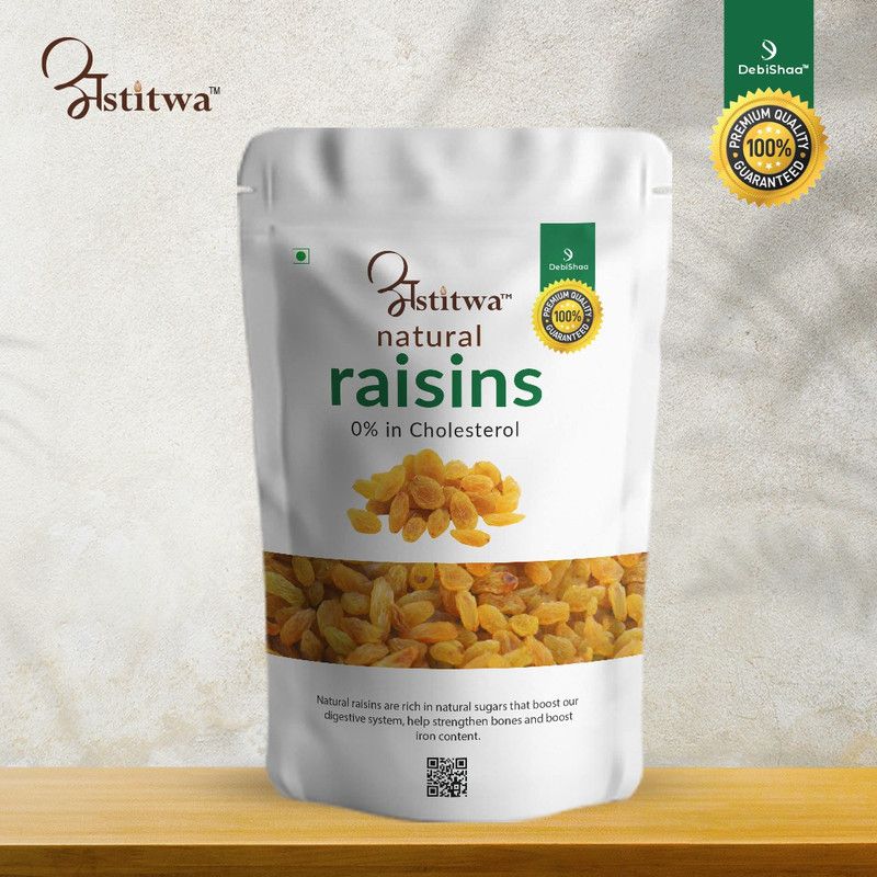 Astitwa 100% Premium Long Gold Raisins  (500 g)