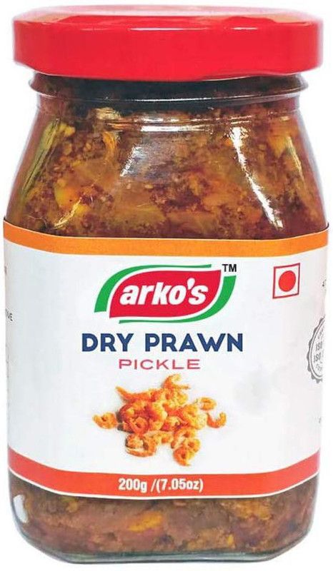 ARKOS Homemade Dry Prawn Pickle Prawn Pickle  (200 g)