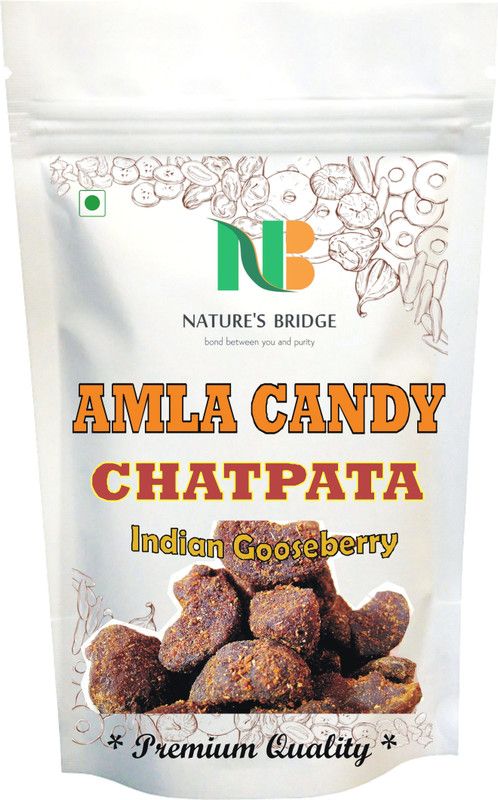 Nature's Bridge Chatpata Amla Candy (Salted & Spicy Indian Gooseberry) / Amla Candy / Masala Amla Candy - (400 gm) Sweet & Sour, Masala Sour Candy  (400 g)