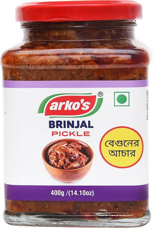 ARKOS Homemade brinjal pickle 400gm Brinjal Pickle  (400 g)