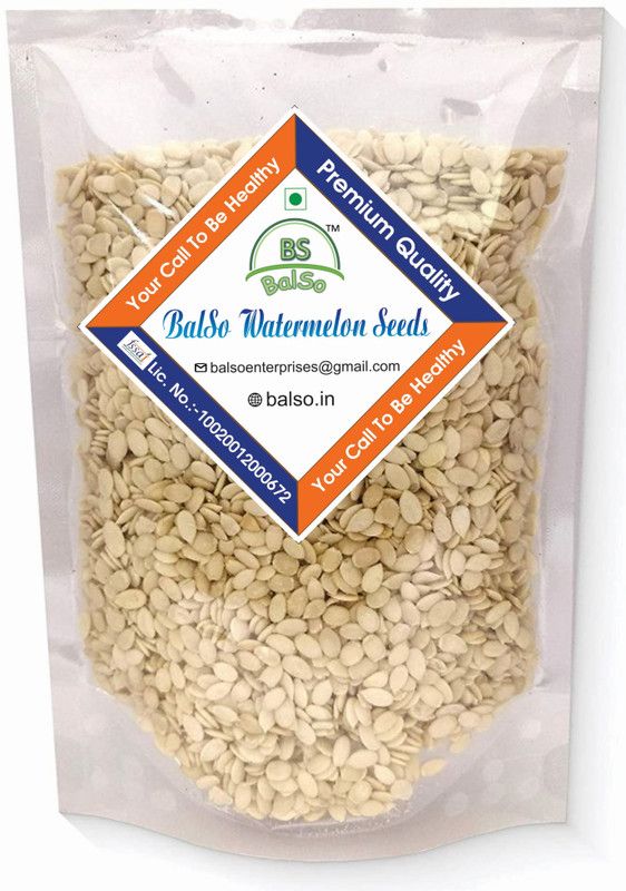 BalSo BS- Premium Raw Watermelon Seeds Tarbooj Magaj Seeds For Eating| Diet Food| 1kg Watermelon Seeds  (1 kg)