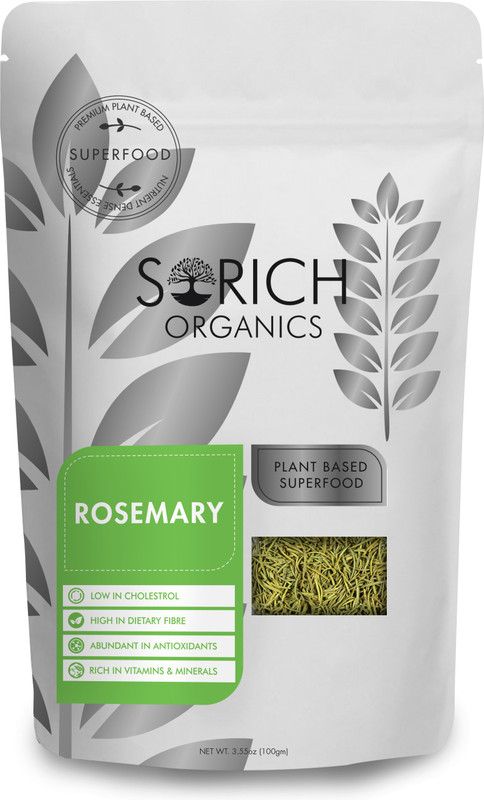 Sorich Organics Rosemary Herbal Tea-100GM|Natural Pure Herbal Tea Pouch. Herbal Tea Pouch  (100 g)