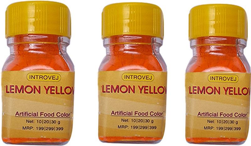 INTROVEJ Artificial food colour 3 Lemon yellow Yellow  (0.3 g)