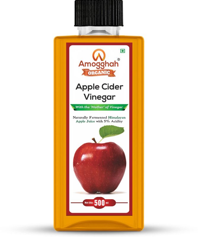 amogghah Natural Apple Cider Vinegar with Mother -Raw, Unfiltered, Unrefined- 500 ml (Pet Bottle) Vinegar  (500 ml)
