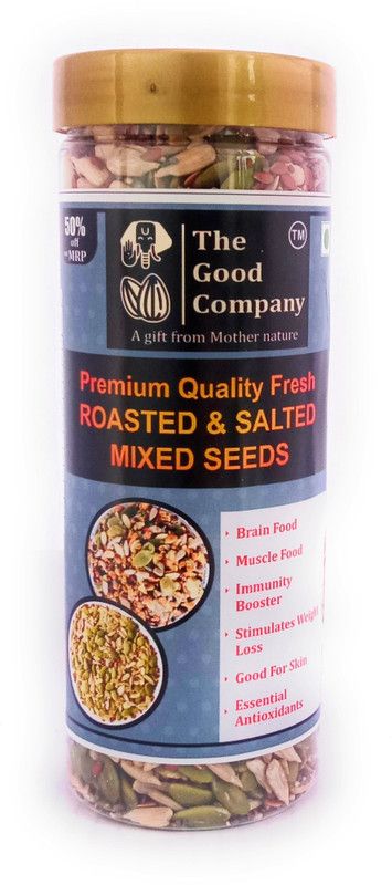 The Good Company premium quality famous kashmiri Roasted and Salted mixed Seeds (1 Jar of 250gm ) Mixed Seeds  (250 g)