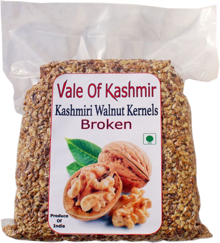 vale of kashmir Walnut Kernels Broken Vacuum Pack ,Akhrot Giri Tukda Broken Walnut Without shell Walnuts  (5 kg)
