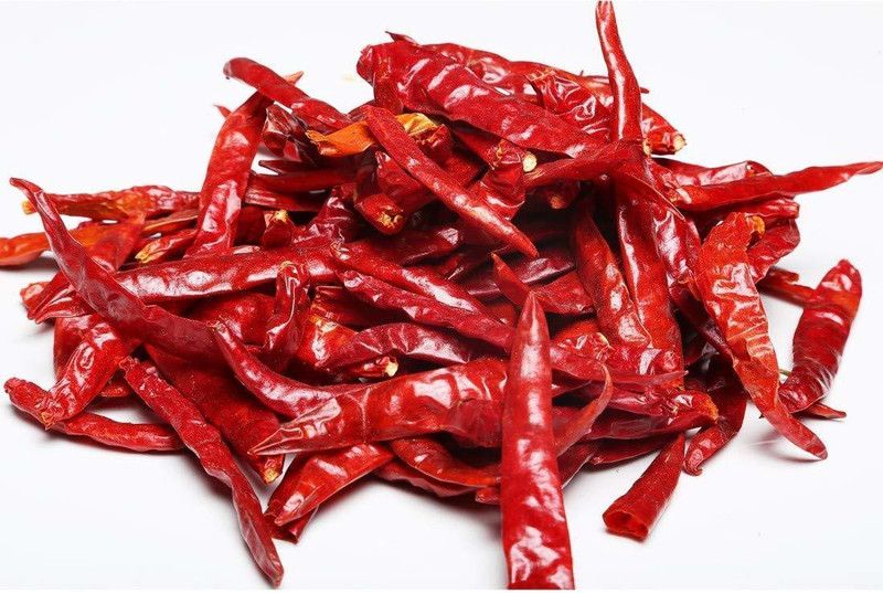 Roods Fresh Guntur Mirchi (Stemless ) (Sortex Clean)- Hot Dried Red Chilli (200)  (200 g)