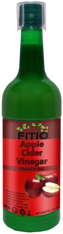 FITIO Nutrition Apple Cider Vinegar With Mother Vinegar Vinegar (M) Ultra Vinegar  (500 ml)