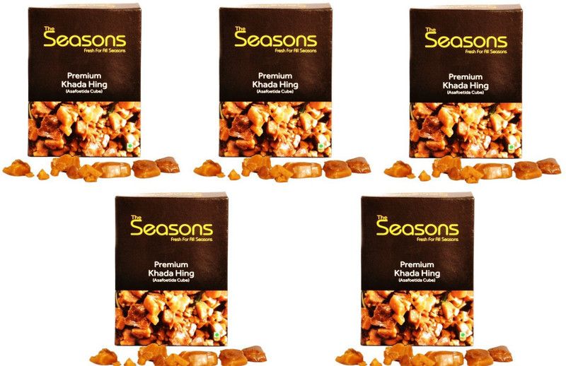 THE SEASONS FOOD PRODUCTS Premium Extra Strong Khada Hing Pack of 5  (5 x 50 g)