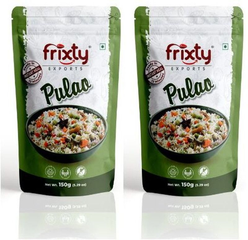 Frixty Exports by FRIXTY EXPORTS Frixty Ready to cook Pulav(500 gm after cooking) SunDried Food- pack of 2 150 g