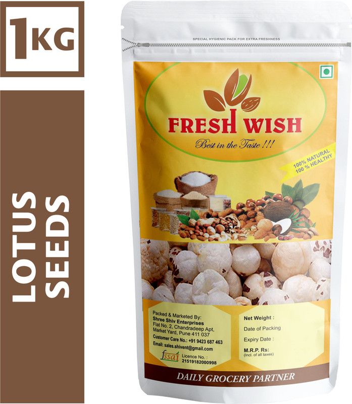 Fresh Wish FW-Makhana - 1000gm Assorted Nuts  (1000 g)