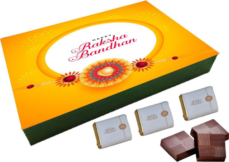 RUN TOY HAPPY RAKSHA BANDHAN(14), 12pcs Chocolate Gift Box, (12 Cavity) Truffles  (12 Units)
